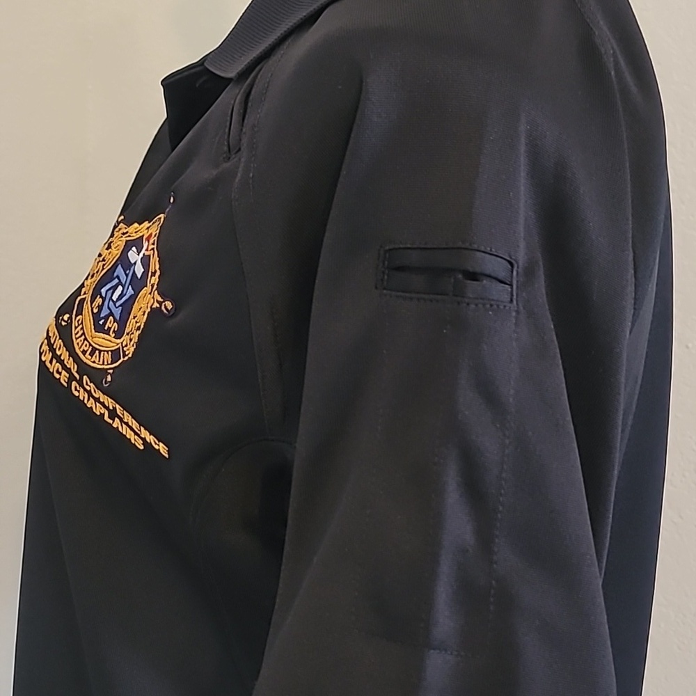 Black Polo Shirt with Embroidered Logo - Picture 5 of 5
